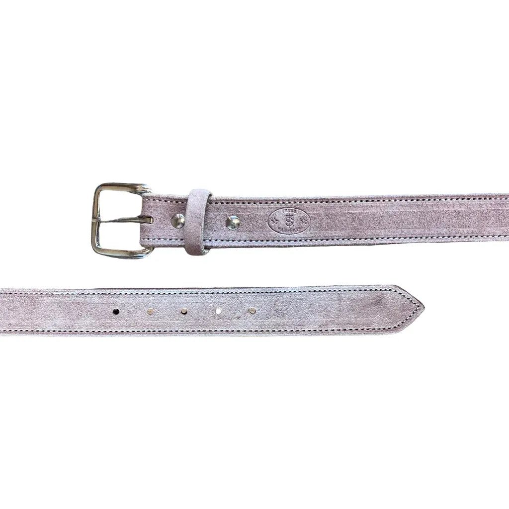 Men's Texas Saddlery Chocolate Roughout Belt 1C47