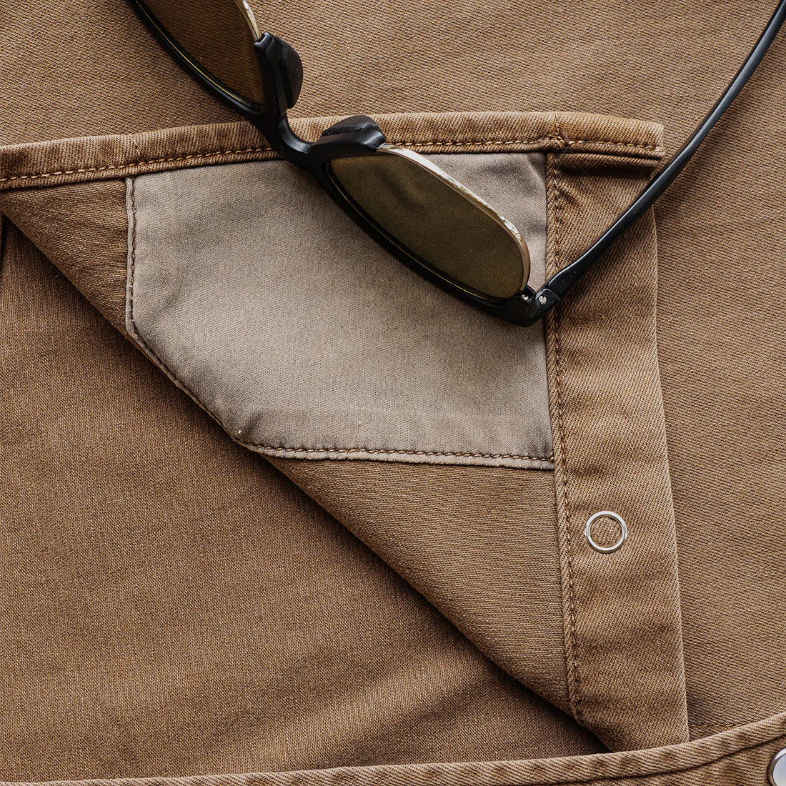 Men's Poncho "The Cotulla" Long Sleeve Snap Shirt