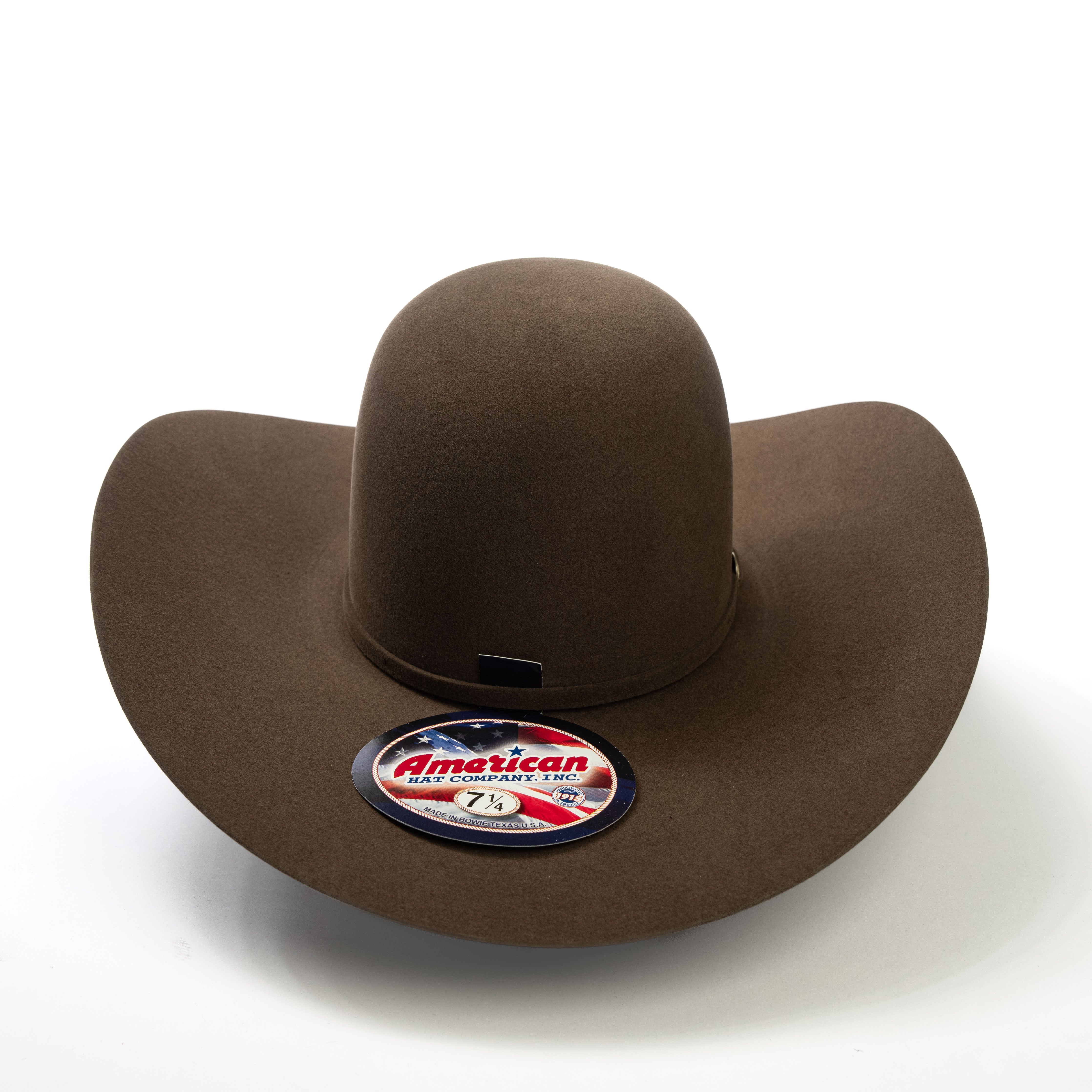 American 7X Pecan 4 1/2" Felt Hat - Crazy House Western Wear