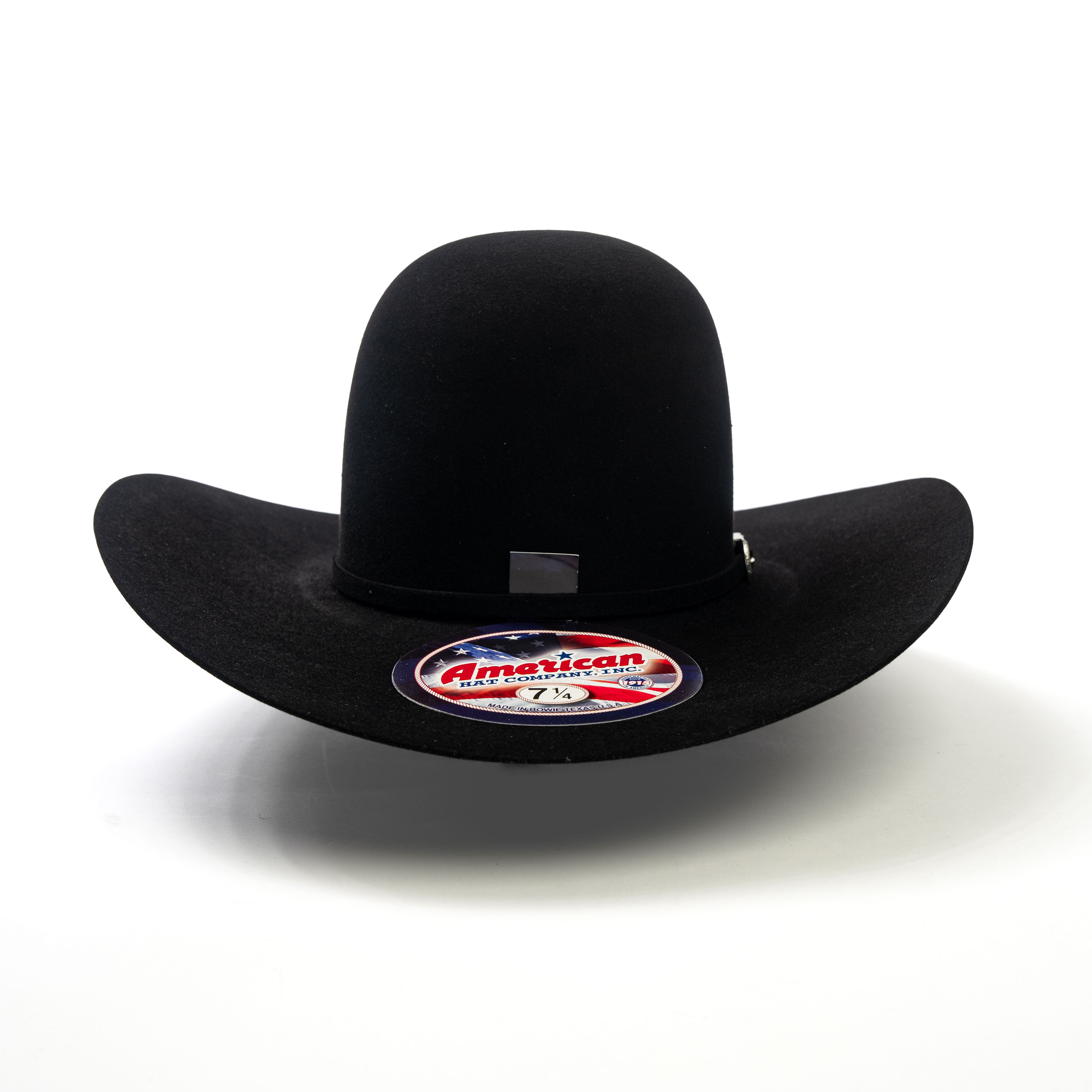 American 7X Black 4 1/2" Felt Hat - Crazy House Western Wear
