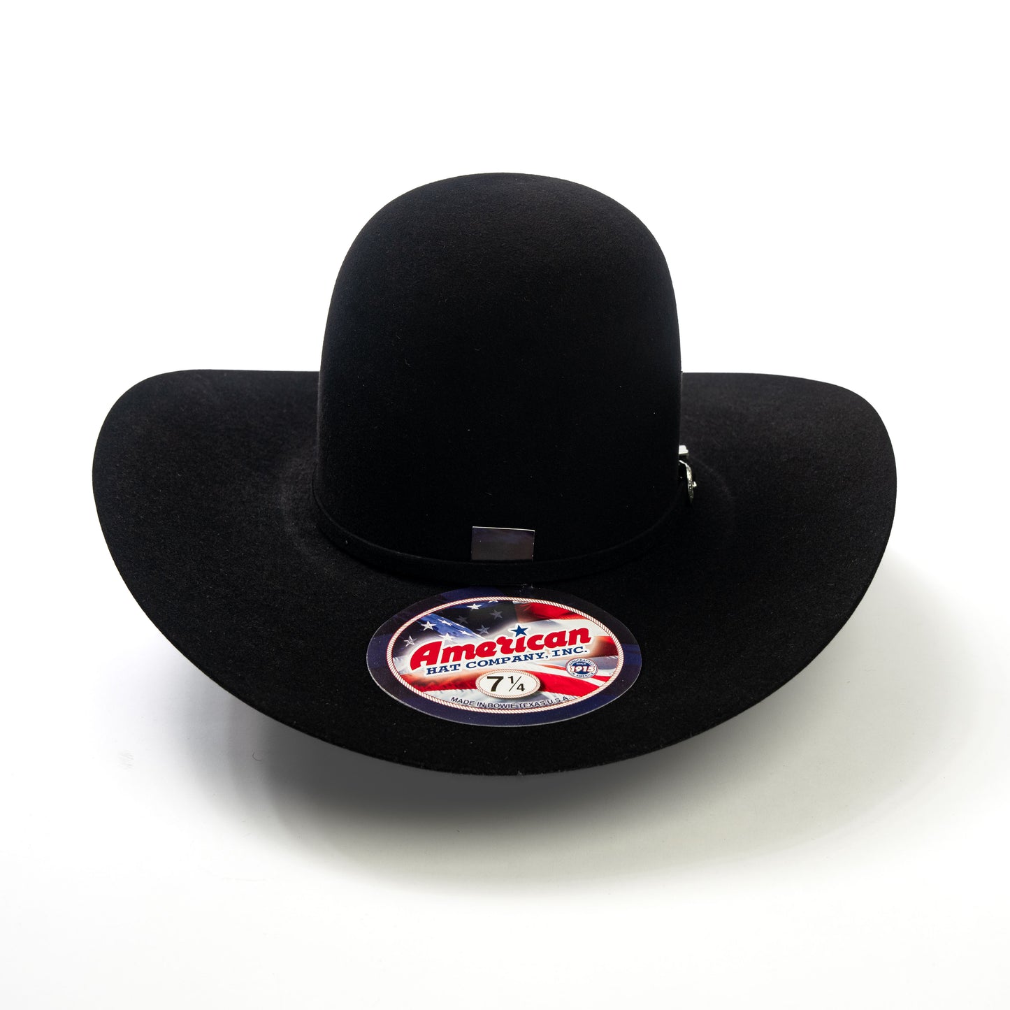 American 7X Black 4 1/2" Felt Hat - Crazy House Western Wear