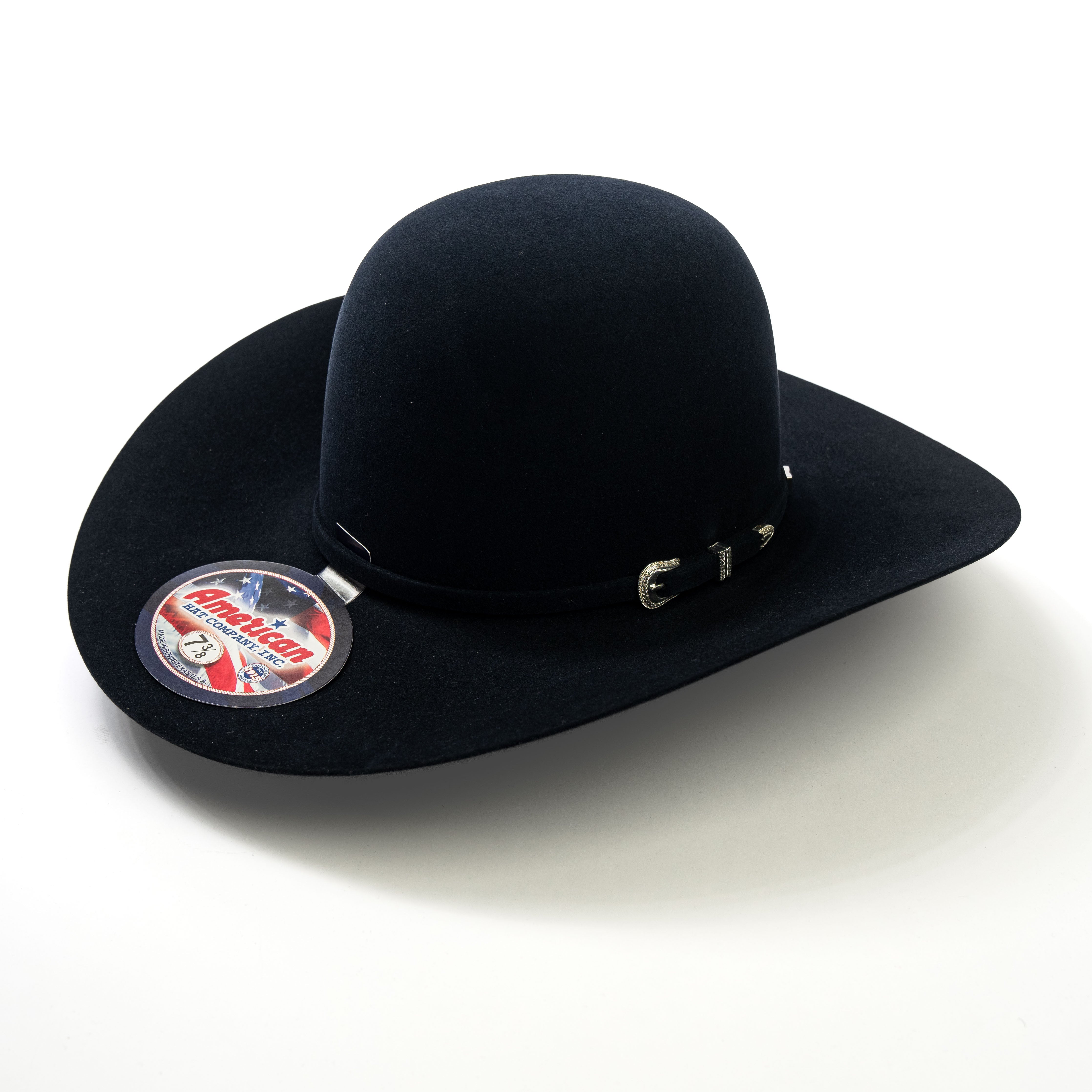 American 7X Midnight Blue 4 1/2" Felt Hat - Crazy House Western Wear