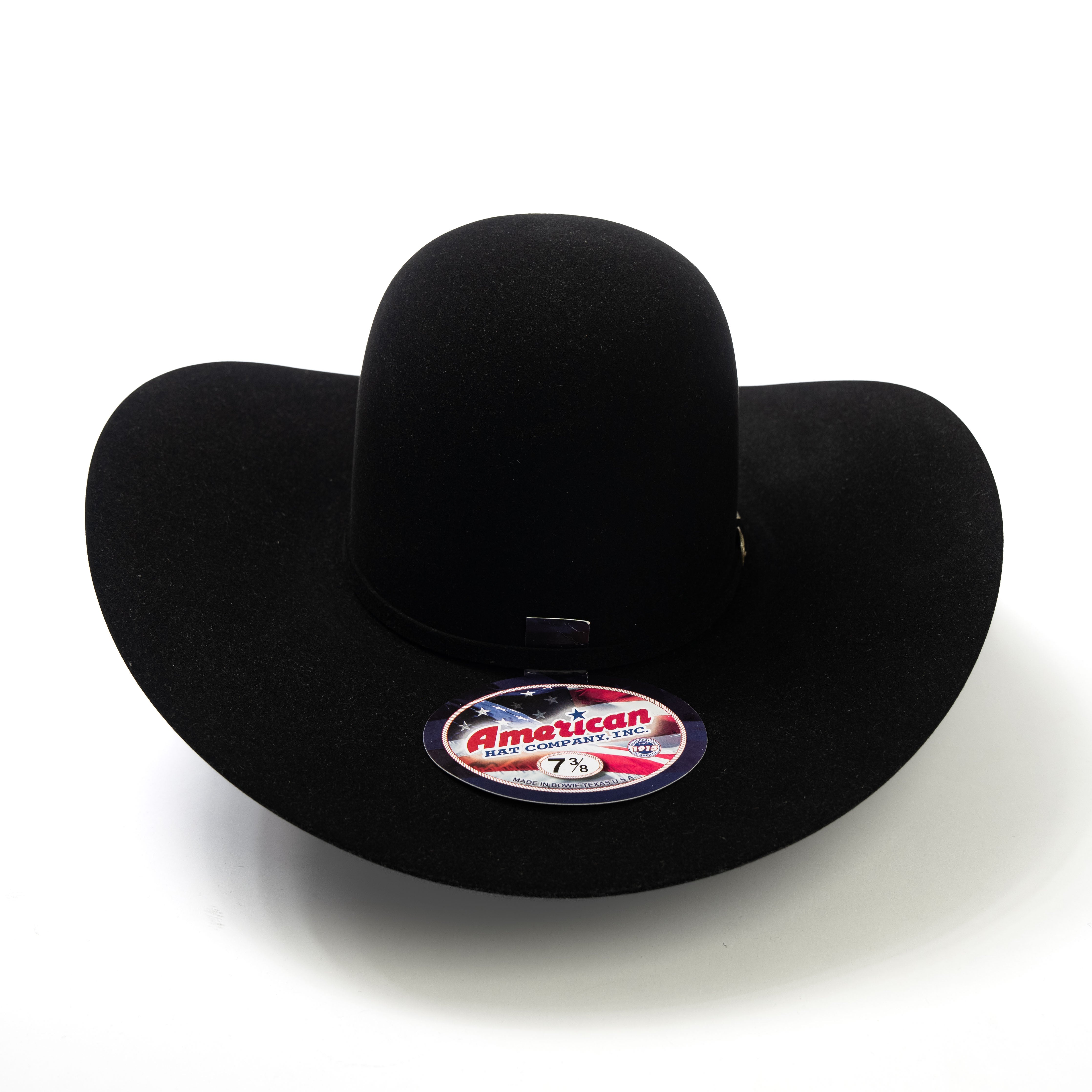 American 500X Black 4 1/4" Felt Hat - Crazy House Western Wear