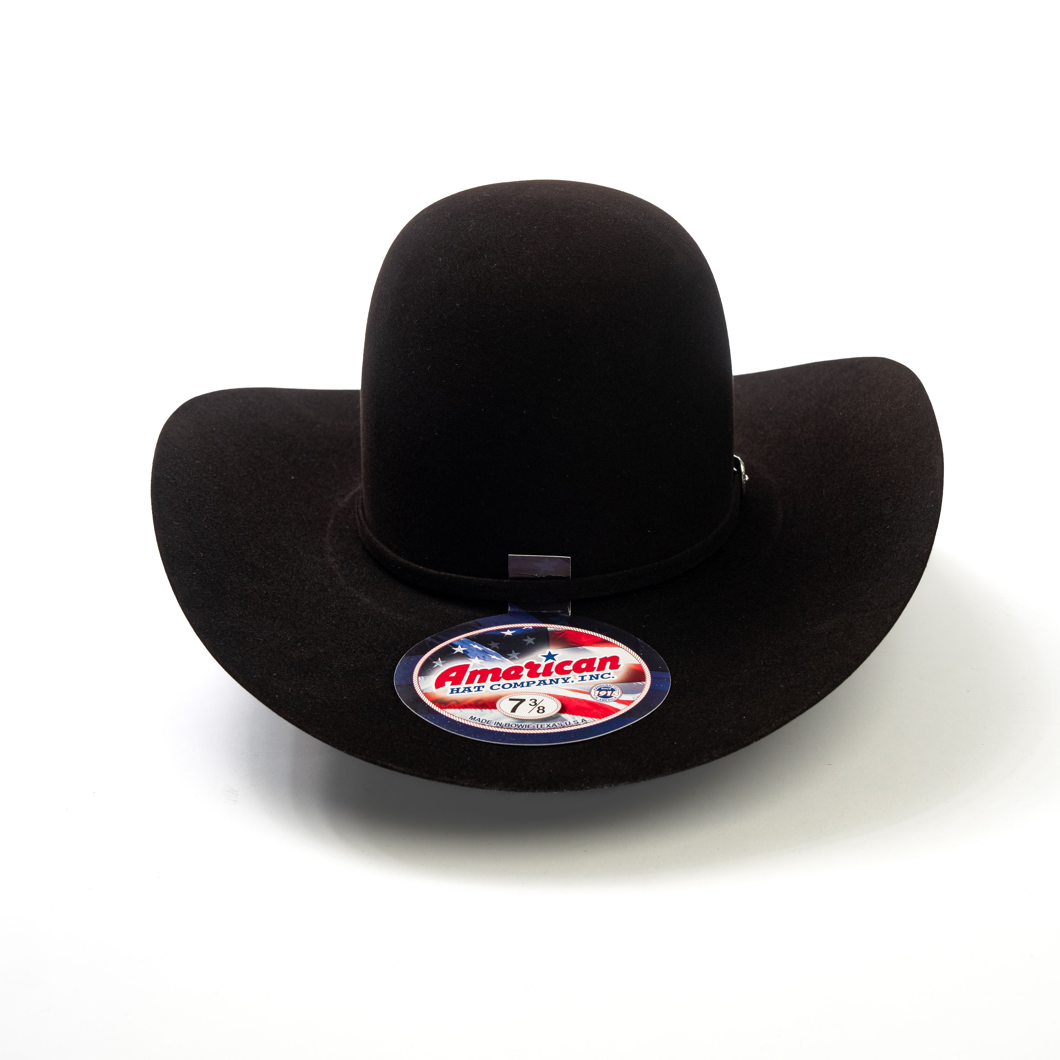 American 7X Black Cherry 4 1/4" Felt Hat - Crazy House Western Wear