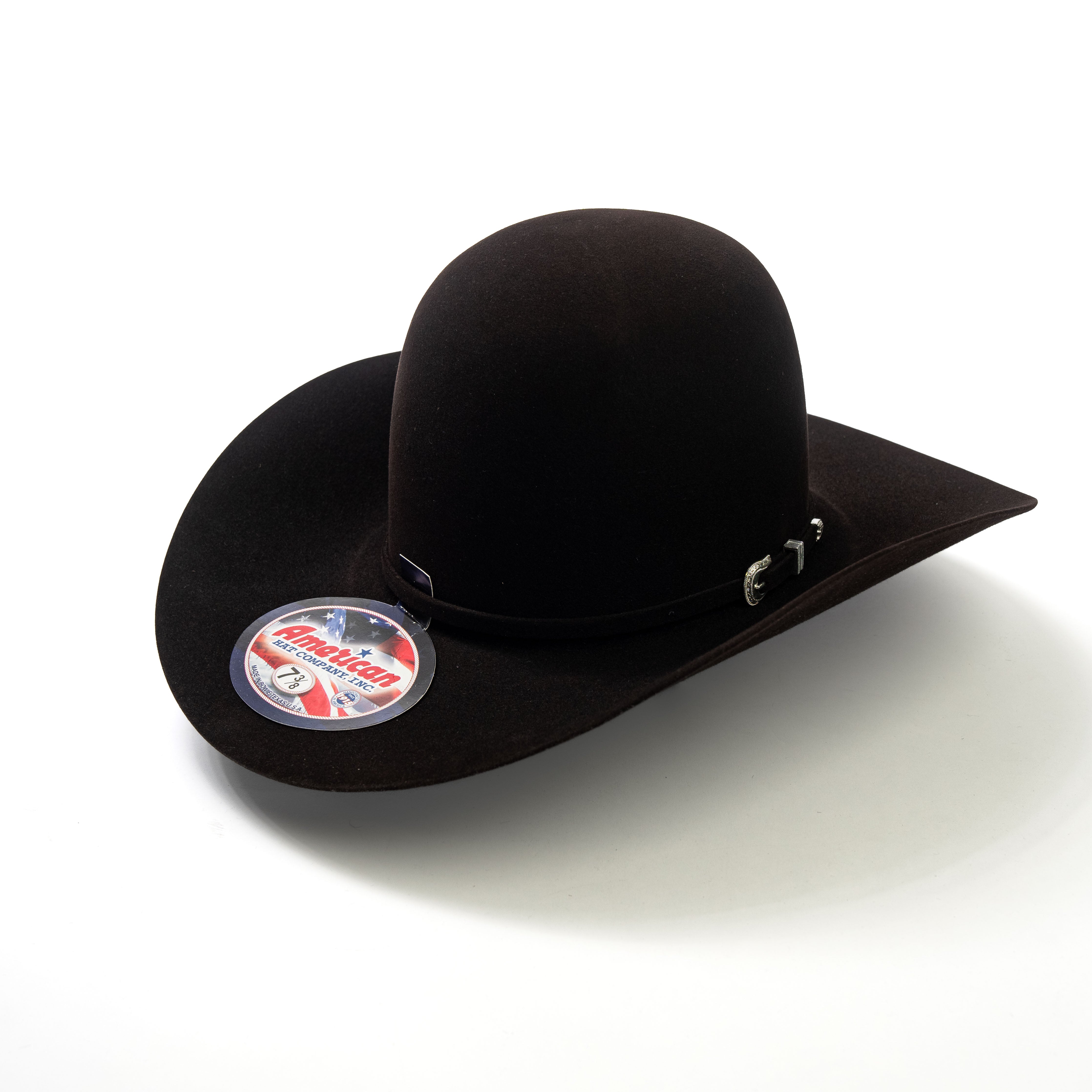 American 7X Black Cherry 4 1/4" Felt Hat - Crazy House Western Wear