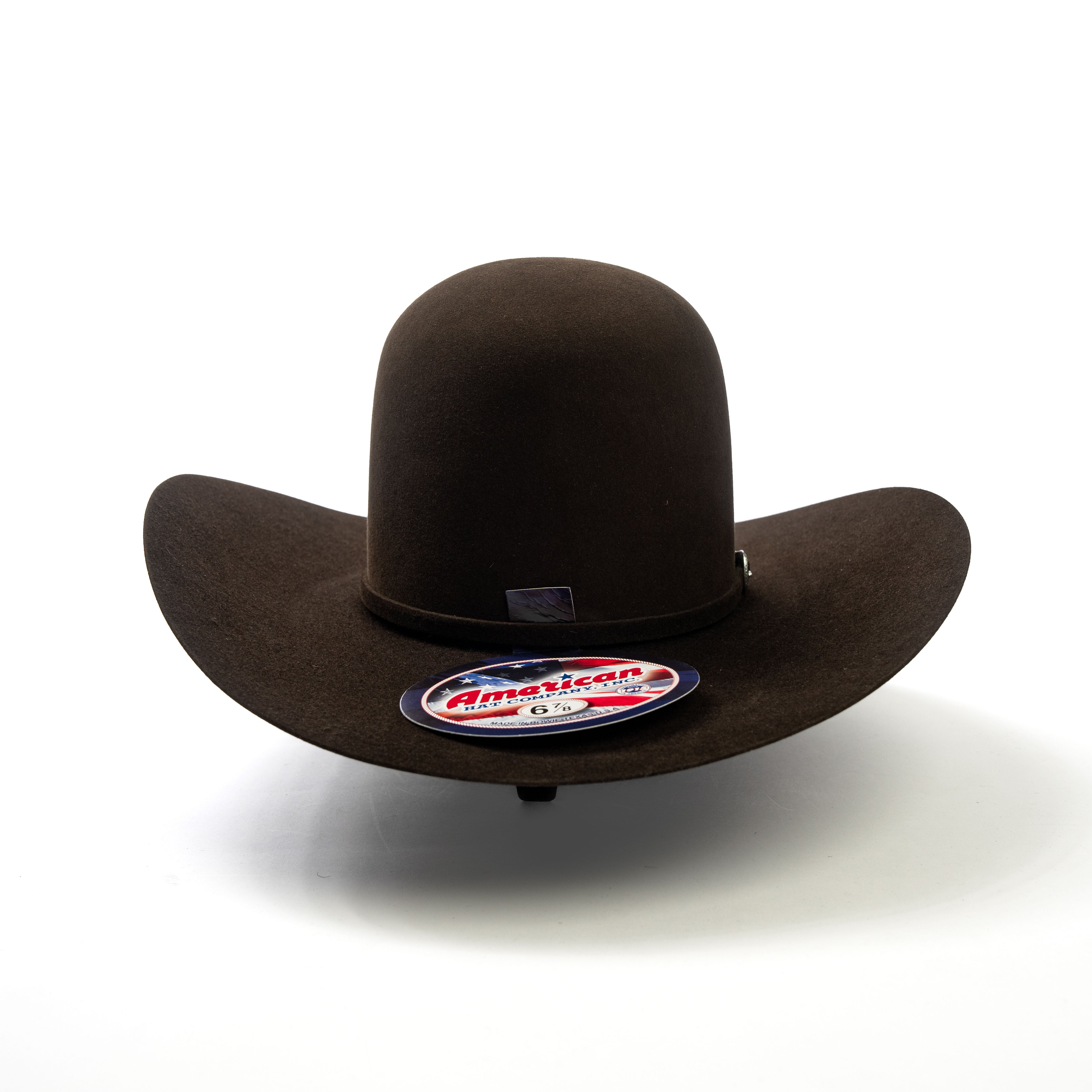 American 7X Chocolate 4 1/4" Felt Hat - Crazy House Western Wear
