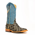 Anderson Bean Gray Big Bass with 13" Blue Mad Dog Top - Crazy House Western Wear