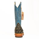 Anderson Bean Gray Big Bass with 13" Blue Mad Dog Top - Crazy House Western Wear