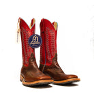 Anderson Bean Mike Tyson Bison with 13" Red Glove Top - Crazy House Western Wear