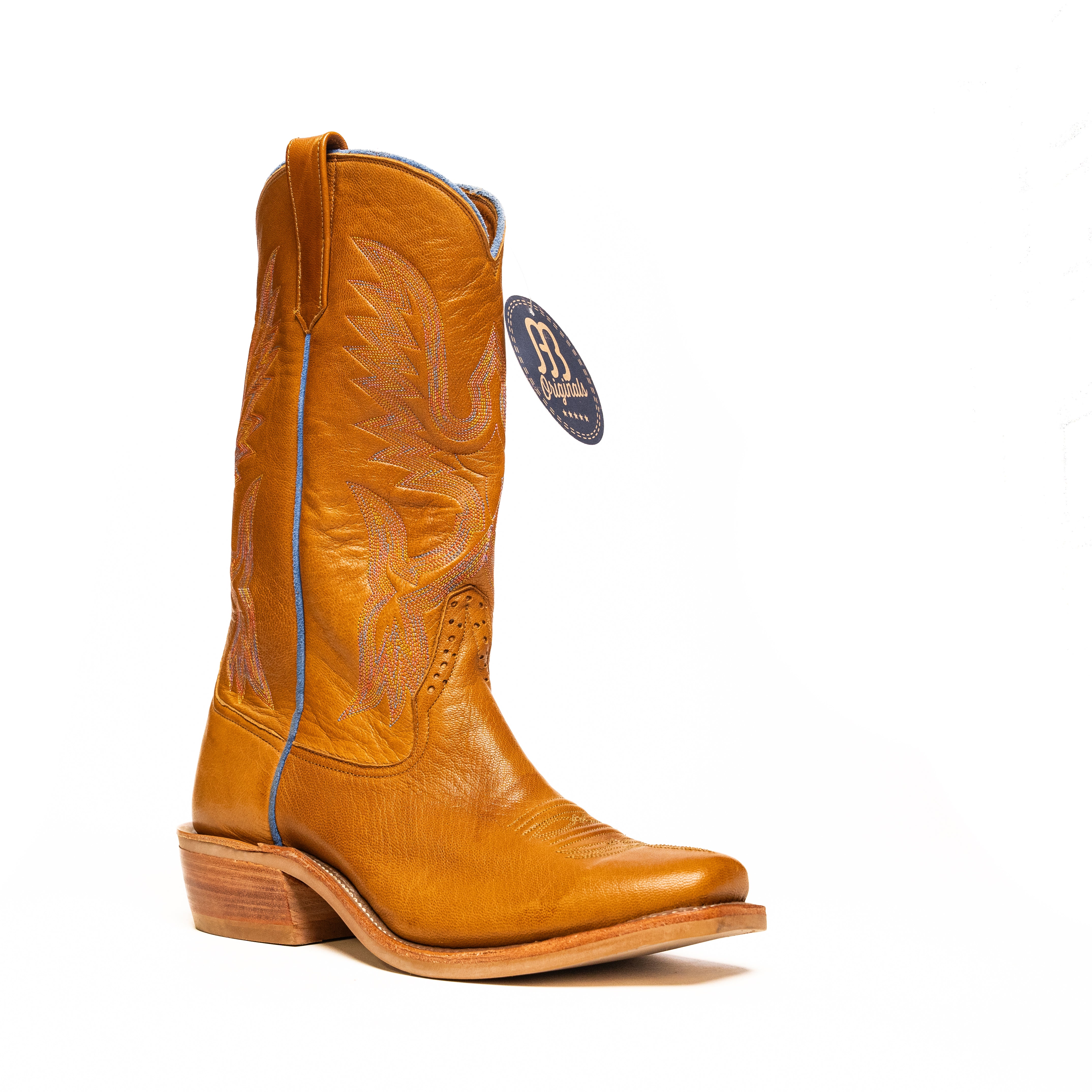 Rios Tan Goat with 13" Tan Goat Top - Crazy House Western Wear