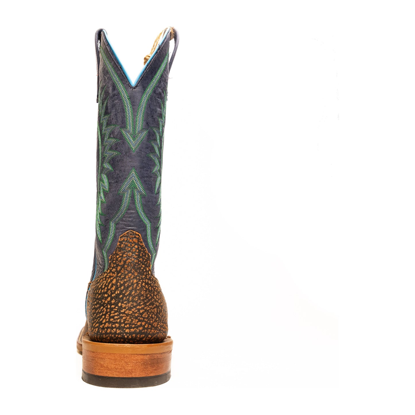 Anderson Bean Cognac Safari Buffalo with 13"Blue Top - Crazy House Western Wear