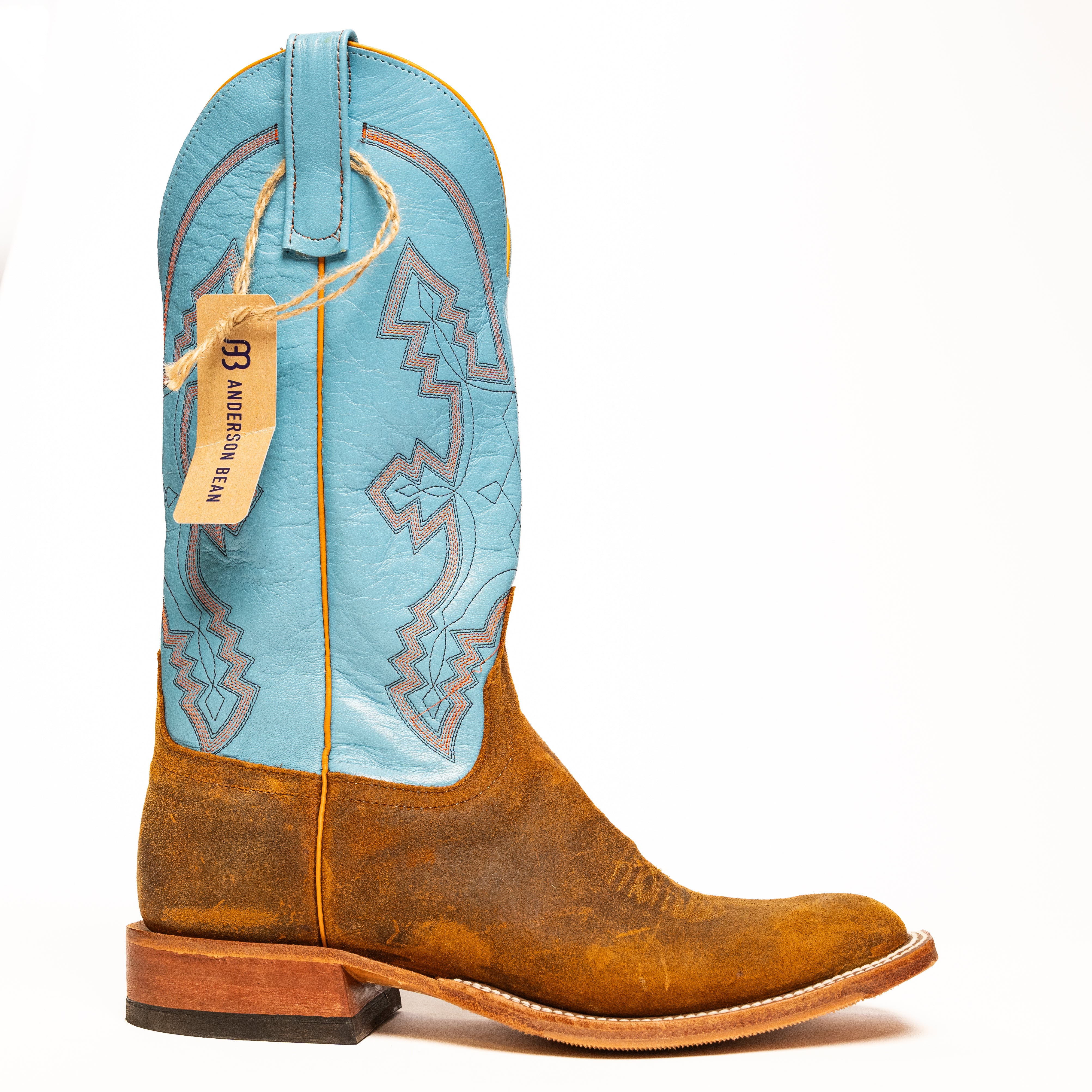 Anderson Bean Wheatbuck Kudu with 13" Lupine Kidskin Top - Crazy House Western Wear