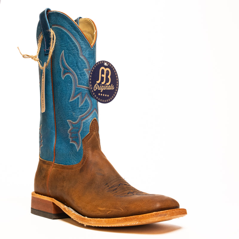 Anderson Bean Golden Brown Predator with 13" Sky Avatar Top - Crazy House Western Wear