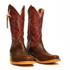 Anderson Bean Cordovan Bison with 13" Navajo Tops - Crazy House Western Wear