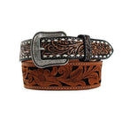 Men's 3D Western Floral Tooled Belt D100014702 - Crazy House Western Wear
