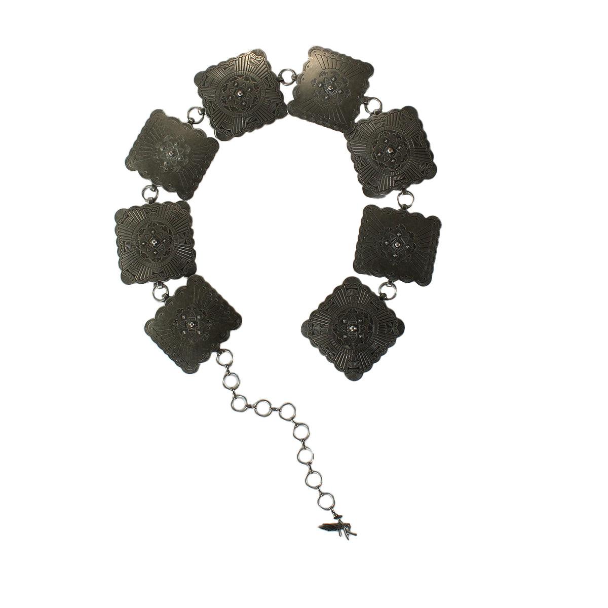 Women's Angel Ranch Square Concho Chain Belt D140004036 - Crazy House Western Wear