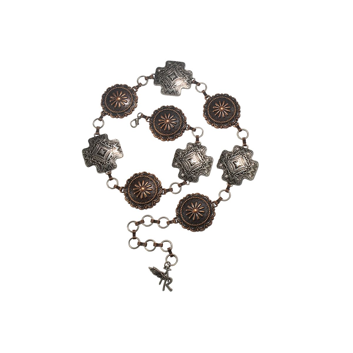 Women's Angel Ranch Multi-color Concho Belt D140010697