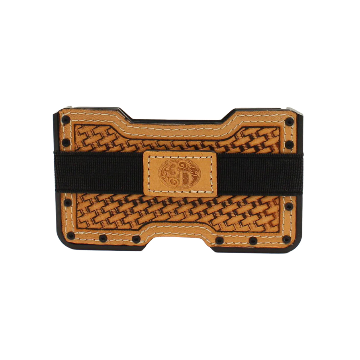 Men's 3D Tan Genuine Leather Smart Wallet D250002808 - Crazy House Western Wear