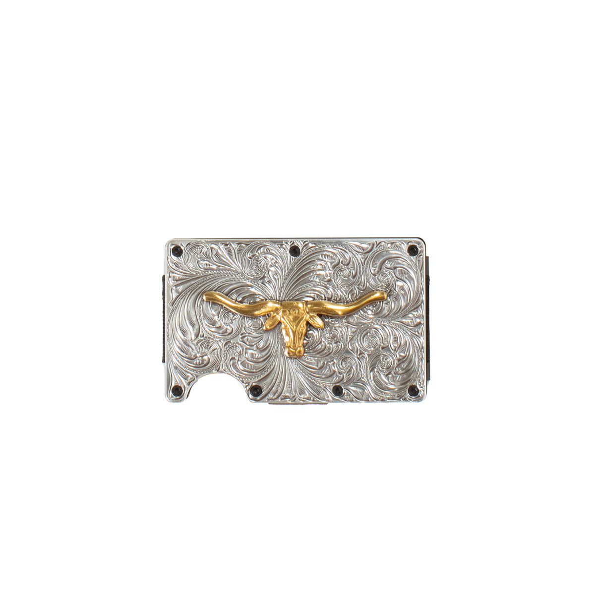 Men's 3D Silver RFID Blocking Function Utility Wallet D250008836 - Crazy House Western Wear