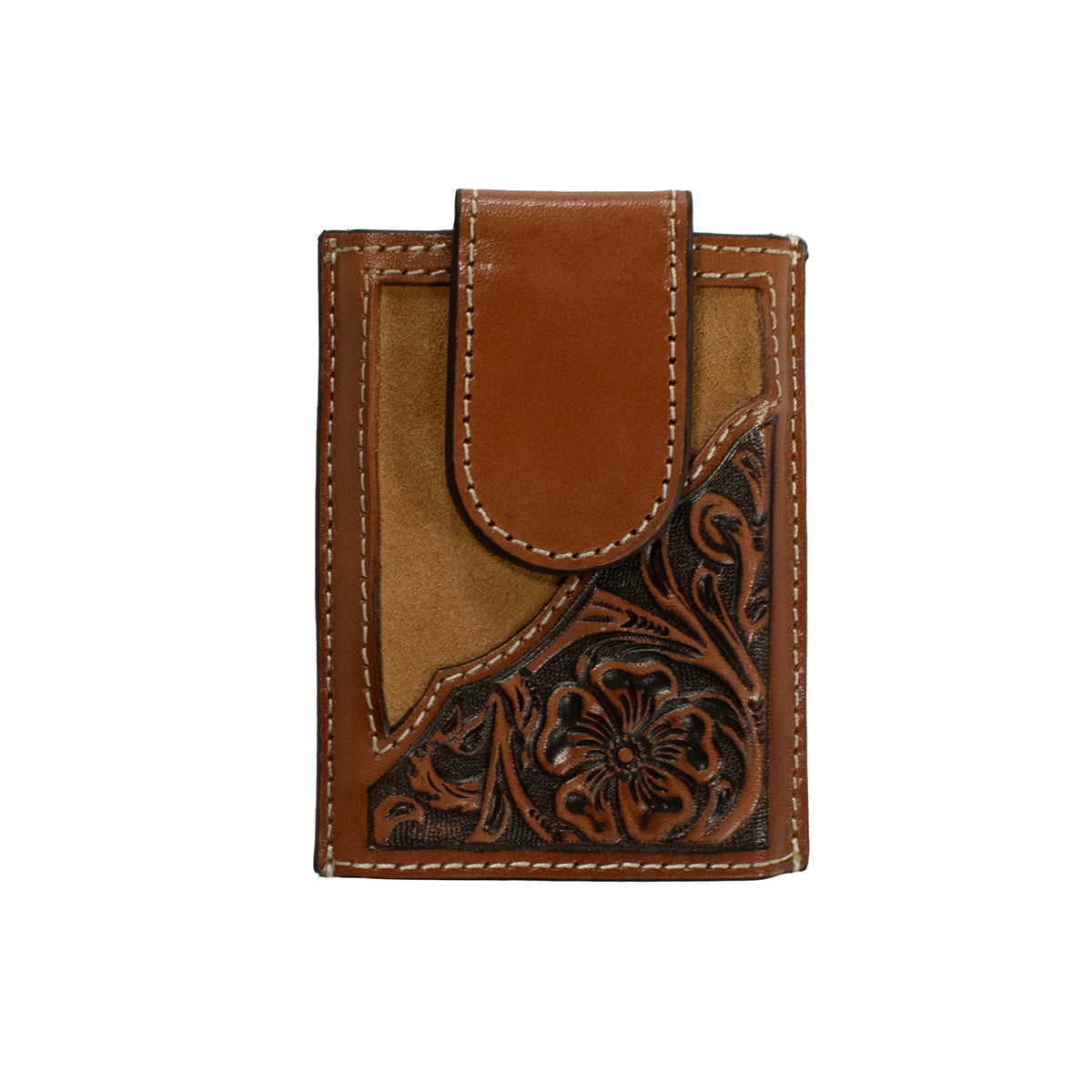 Men's 3D Utility Style Wallet Brown Genuine Leather D250011902 - Crazy House Western Wear