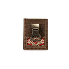 Men's 3D Red Bifold Money Clip Genuine Leather Wallet D250013404 - Crazy House Western Wear