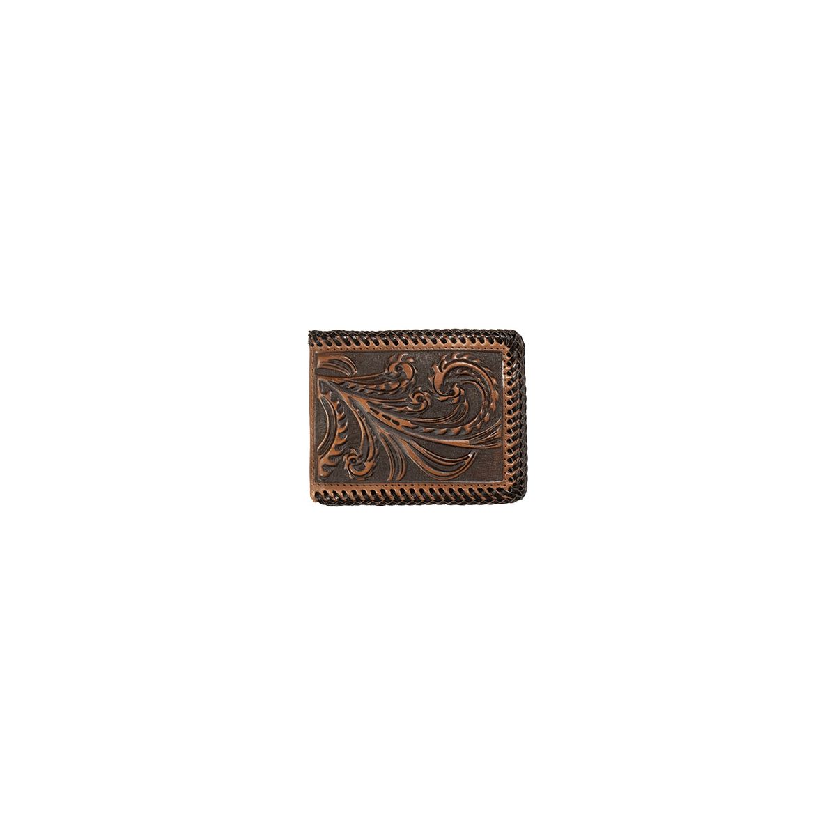 Men's 3D Brown Bifold Style with Removable Pass Case Wallet D250014702 - Crazy House Western Wear