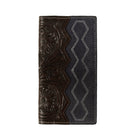 Men's 3D Rodeo Style Navy Roughout Body Wallet D250015503 - Crazy House Western Wear