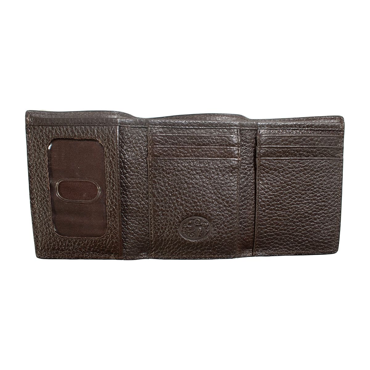 Men's 3D Brown Trifold Style Roughout Body Wallet D250016702 - Crazy House Western Wear
