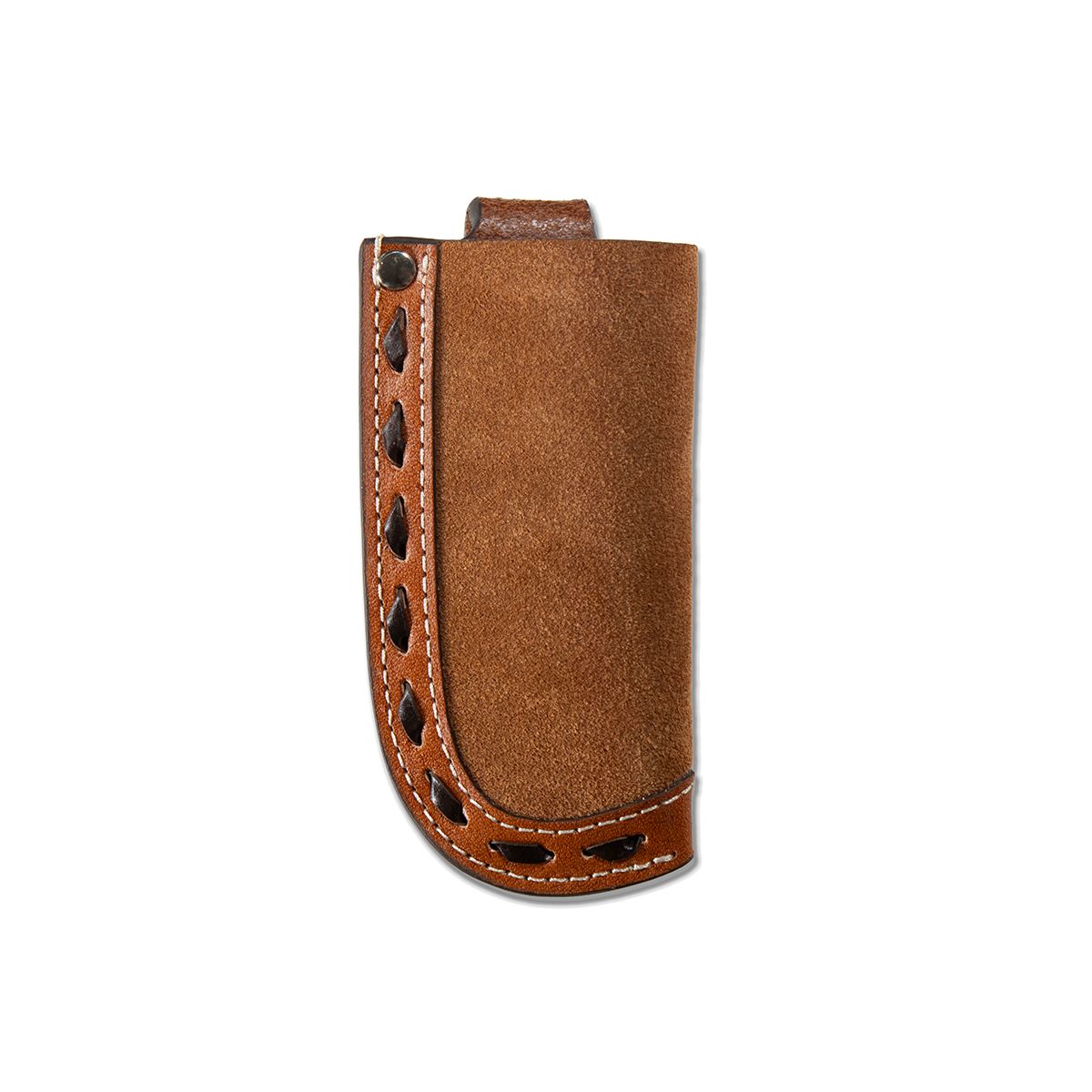 Men's 3D Brown Roughout Vertical Knife Sheath D8402902