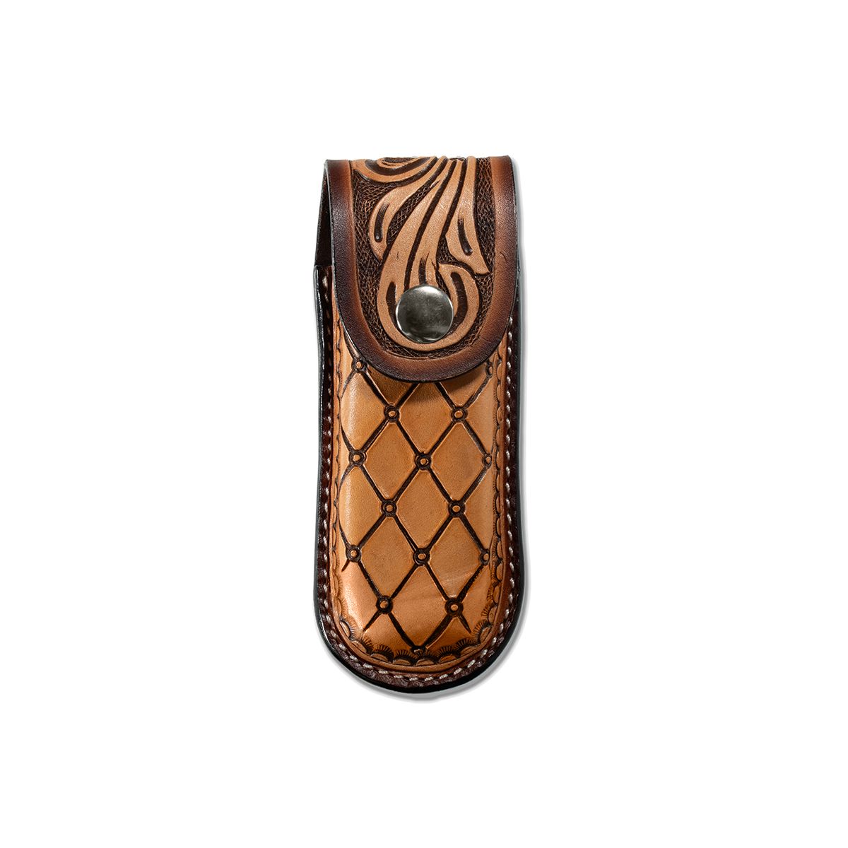 3D Brown Closed Style Knife Sheath D8403302