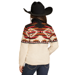 Girl's Panhandle Southwestern Aztec Berber Pullover