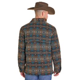 Men's Panhandle Long Aztec Jacquard Jacket