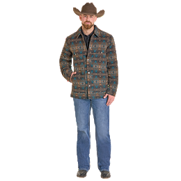 Men's Panhandle Long Aztec Jacquard Jacket