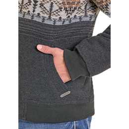 Men's Panhandle Pueblo Southwestern Border Print Bomber Jacket