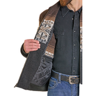 Men's Panhandle Pueblo Southwestern Border Print Bomber Jacket