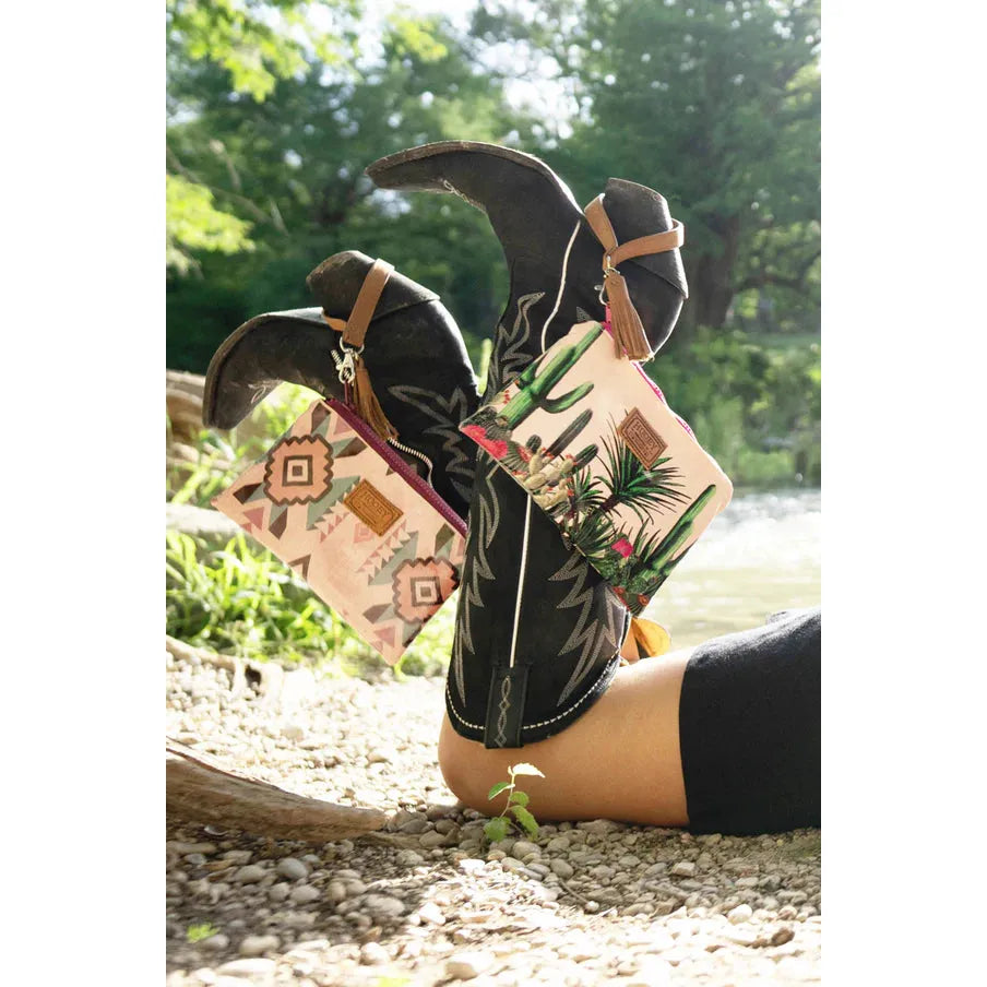 Women's Hooey Terilingua Wristlet HWP004-CRGR - Crazy House Western Wear