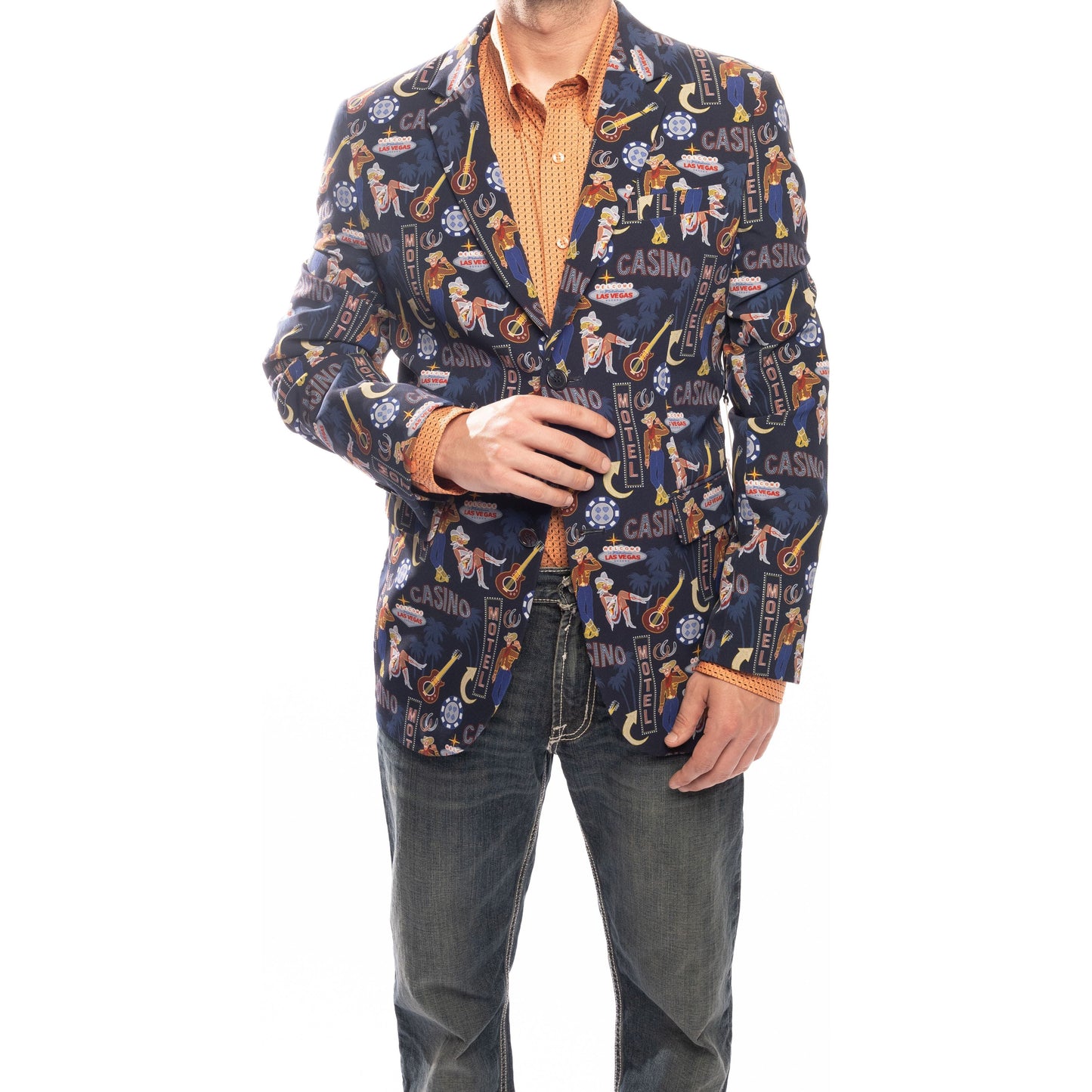 Men's Rock & Roll Vegas Sports Coat BM96C03633 - Crazy House Western Wear
