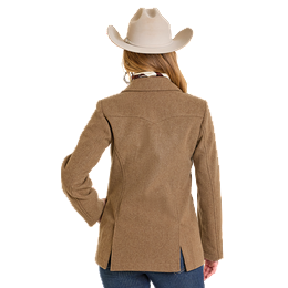 Women's Panhandle Brown Heather Pea Coat