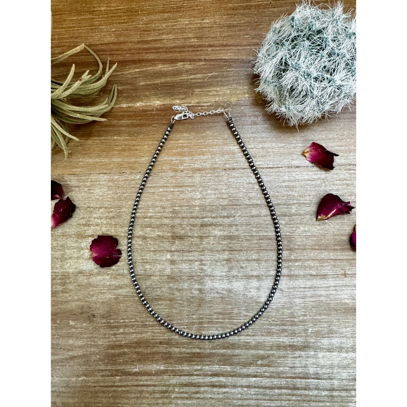 Bijoux Fab 14In 3 mm Sterling Silver Pearls - Choker CHO-STE-101-3MM