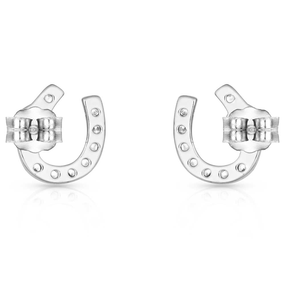Women's Montana Silversmiths Lightfoot Horseshoe Earrings ER3394