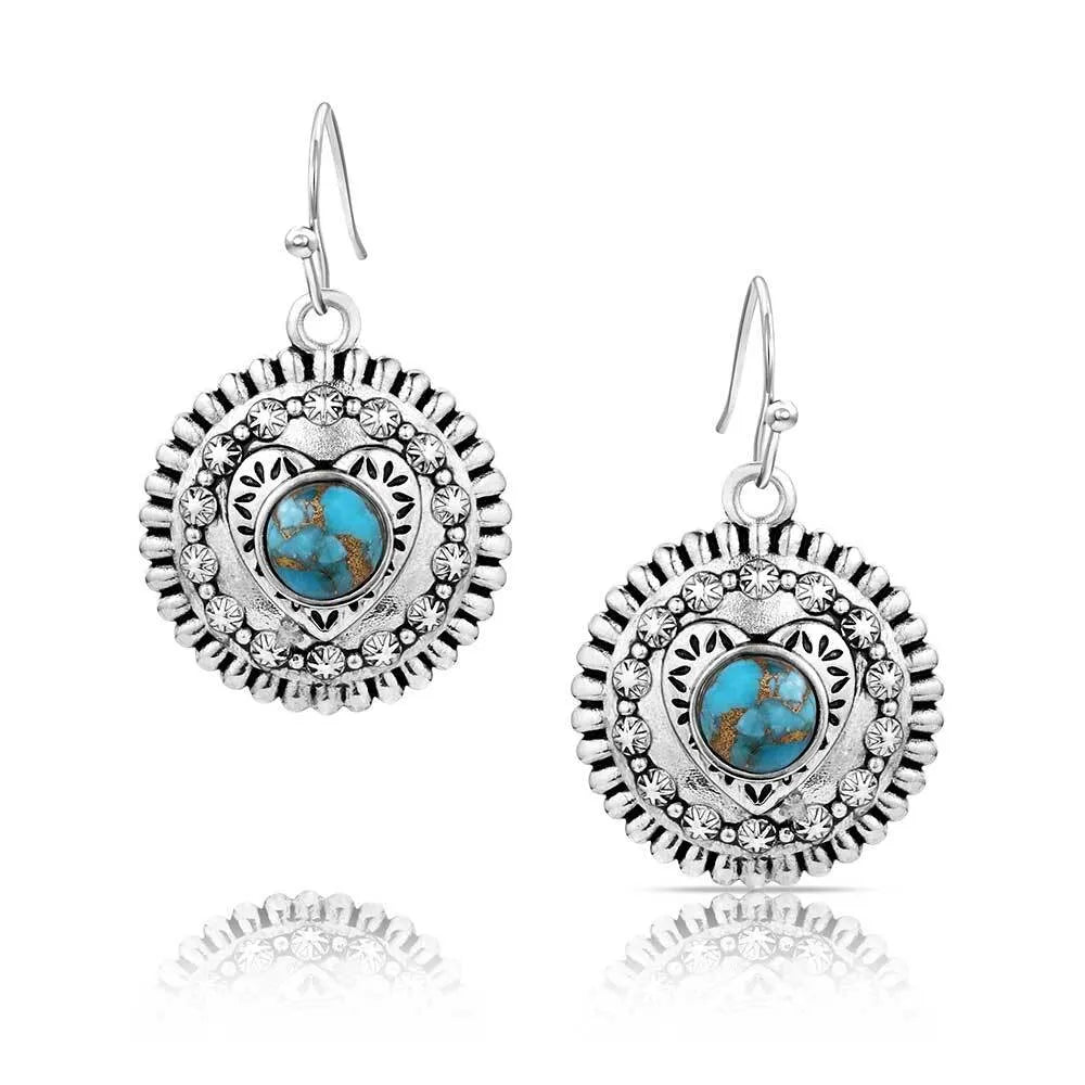 Women's Montana Silversmiths Love For You Turquoise Earrings ER6192