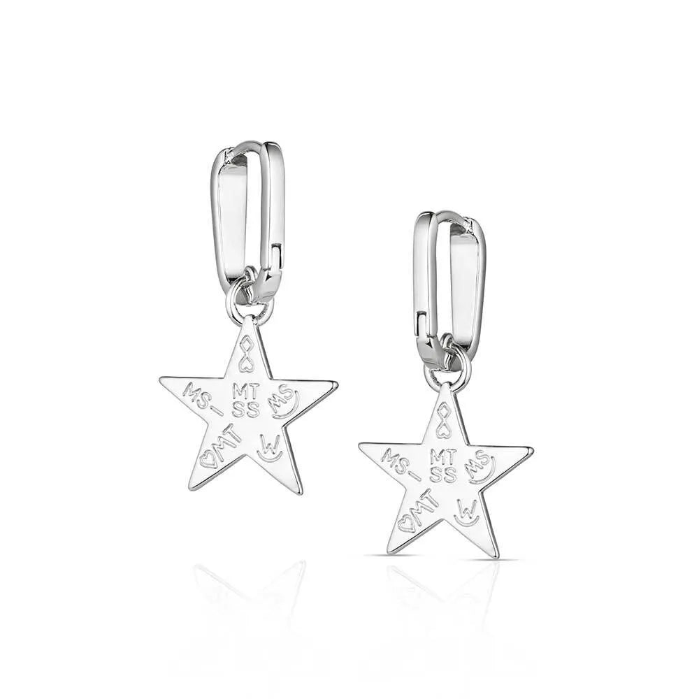 Women's Montana Silversmiths Lucky Star Turquoise Earrings ER6371