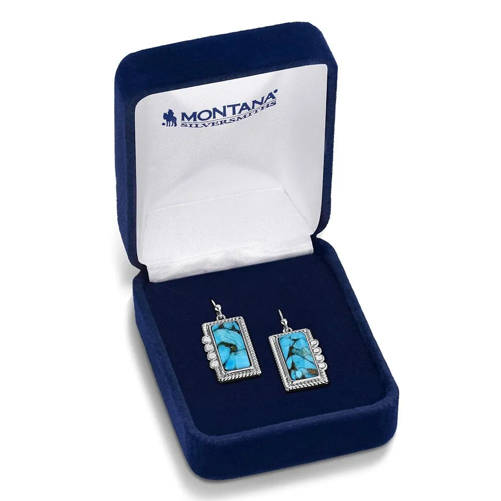 Montana Silversmiths Women's Summer Rain Turquoise Earrings ER6550