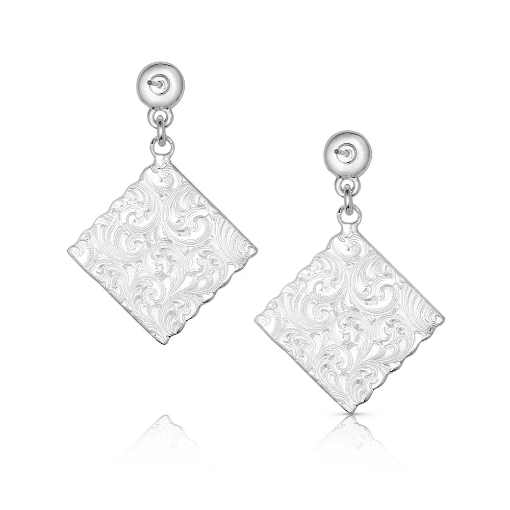 Montana Silversmiths Women's Western Darling Turquoise Earrings ER6584