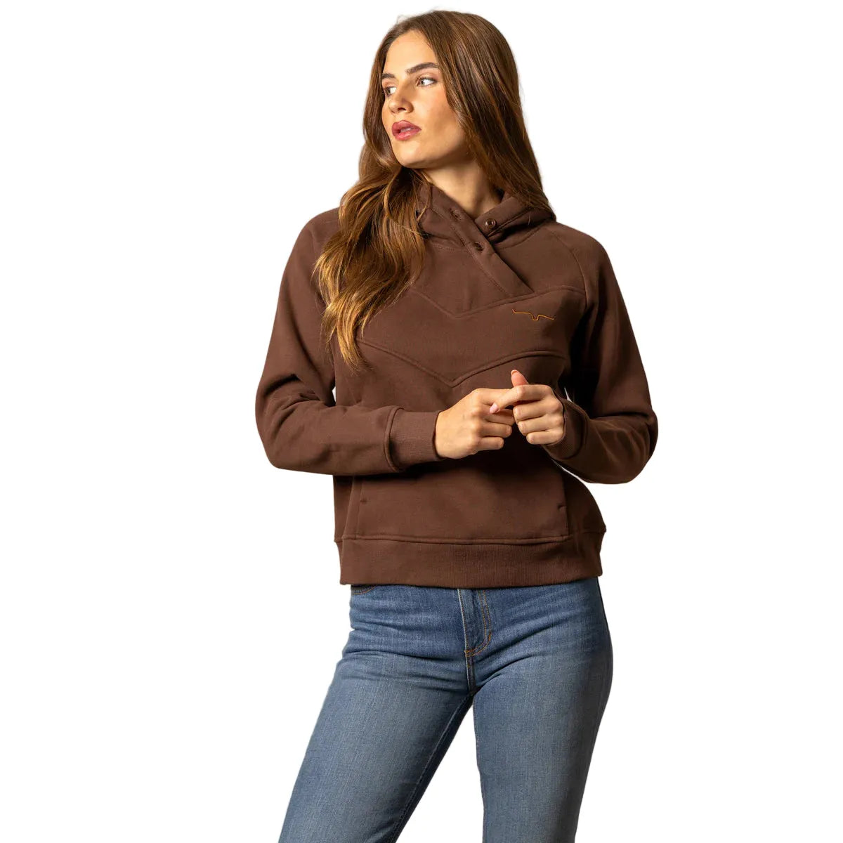 Women's Kimes Ranch Brown Ella Hoodie