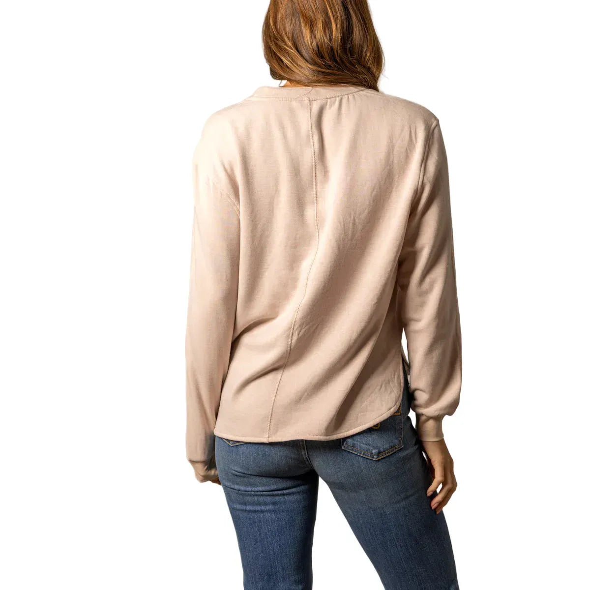 Women's Kimes Ranch Elouise Henley Natural Long Sleeve Top