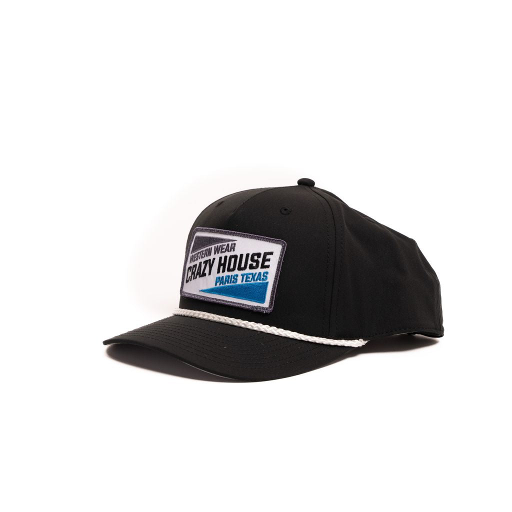 Crazy House Unisex Black Trucker Cap with Patch - Crazy House Western Wear