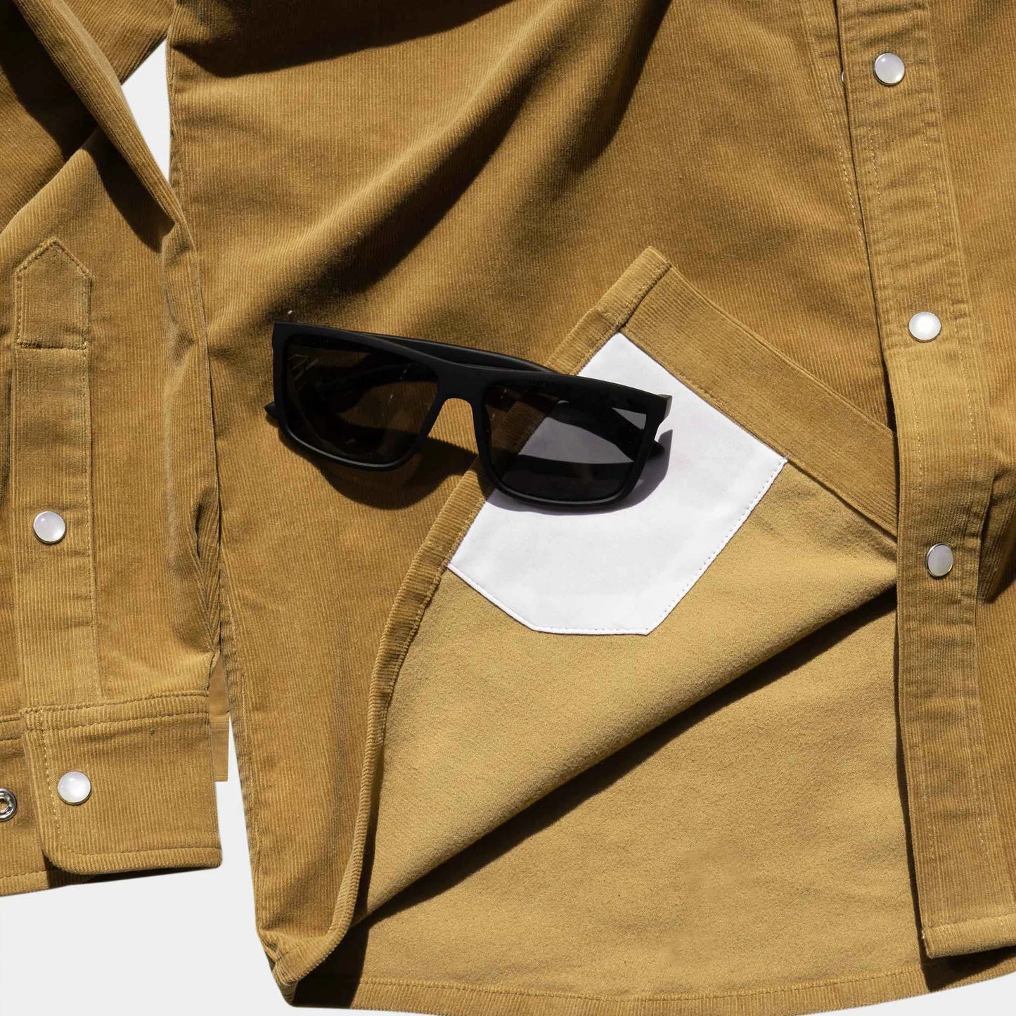 Men's Poncho "The Enfield" Long Sleeve Snap Shirt