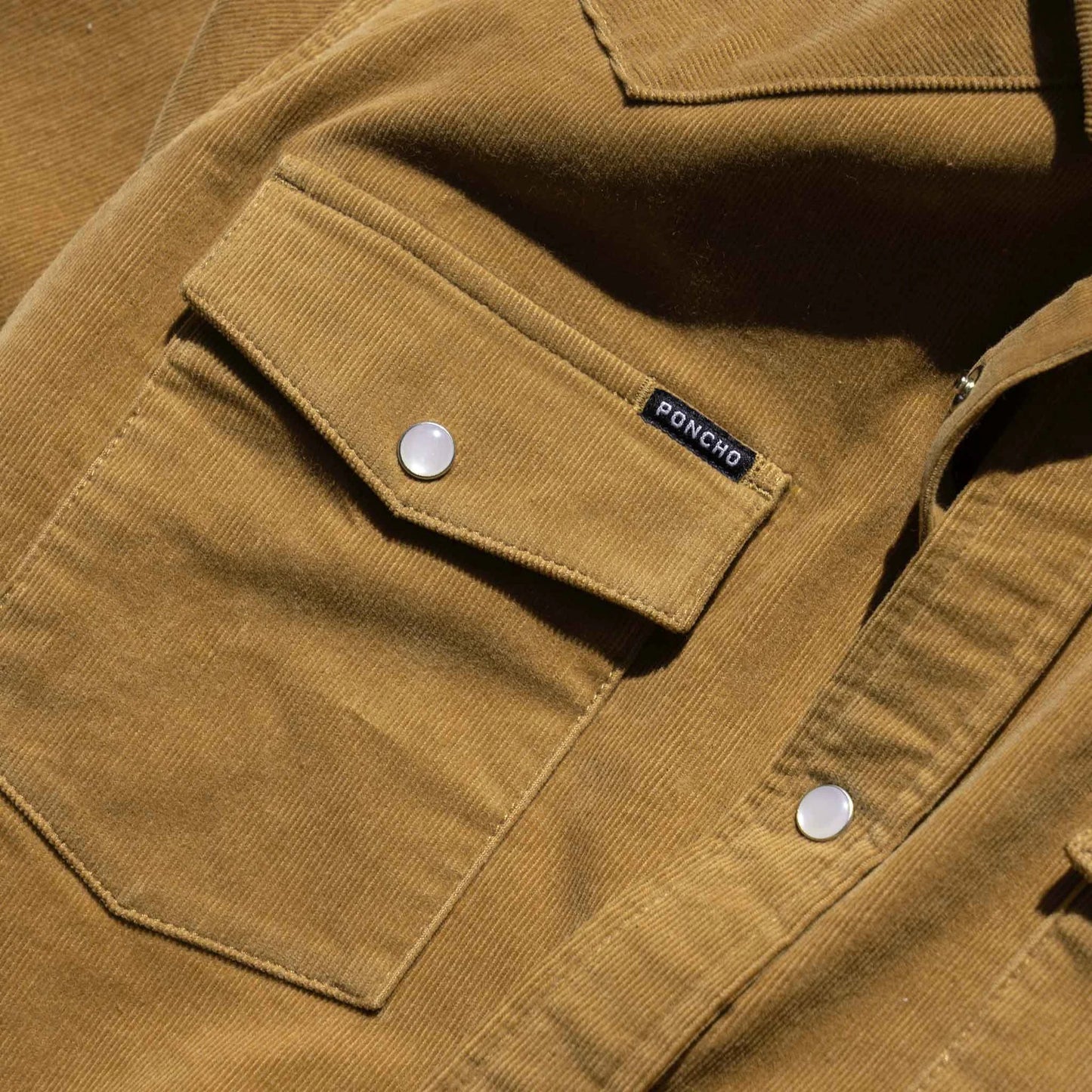Men's Poncho "The Enfield" Long Sleeve Snap Shirt