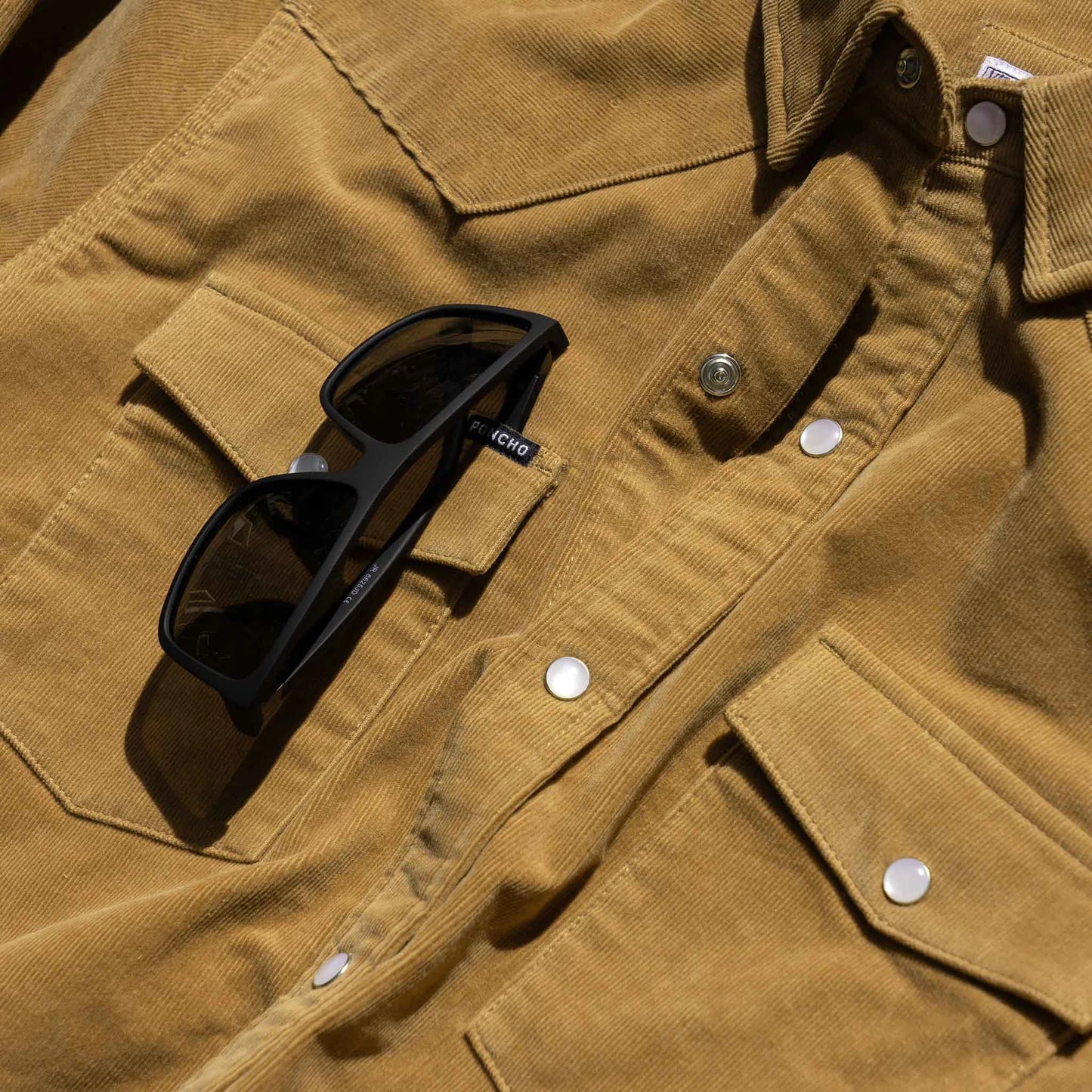 Men's Poncho "The Enfield" Long Sleeve Snap Shirt